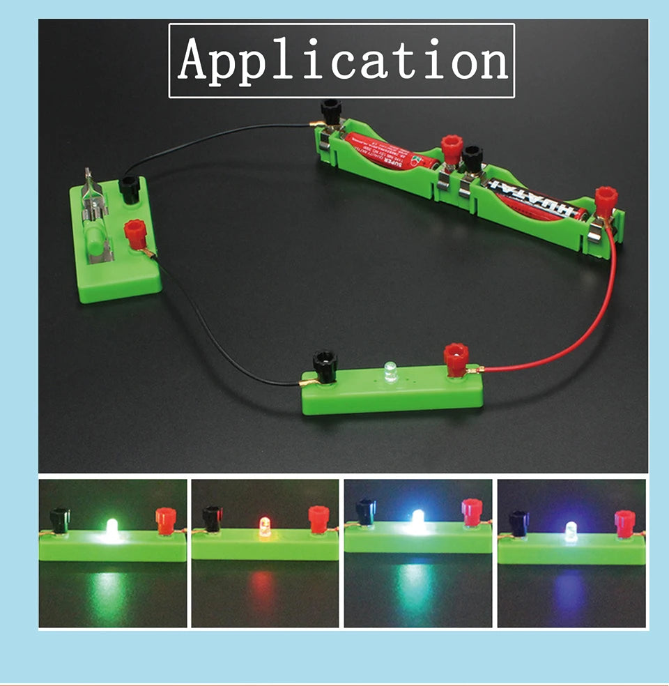 RGB LED Physical Experiment Equipment For Electrical Experiment Accessories Light-Emitting Diode (LED) Physical Electromagnetic