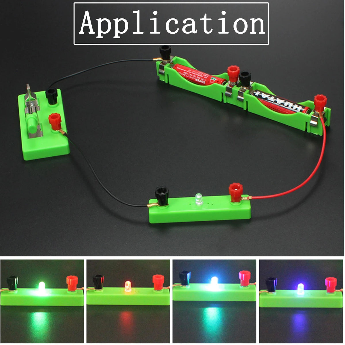 RGB LED Physical Experiment Equipment For Electrical Experiment Accessories Light-Emitting Diode (LED) Physical Electromagnetic