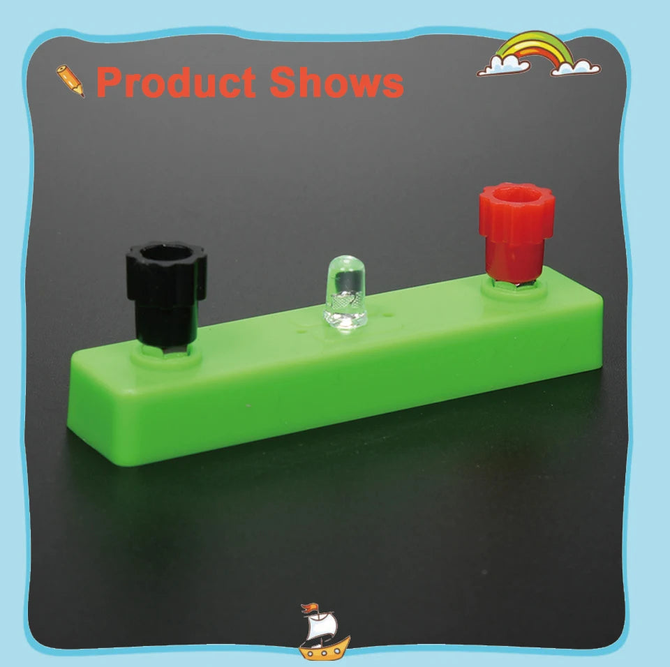 RGB LED Physical Experiment Equipment For Electrical Experiment Accessories Light-Emitting Diode (LED) Physical Electromagnetic