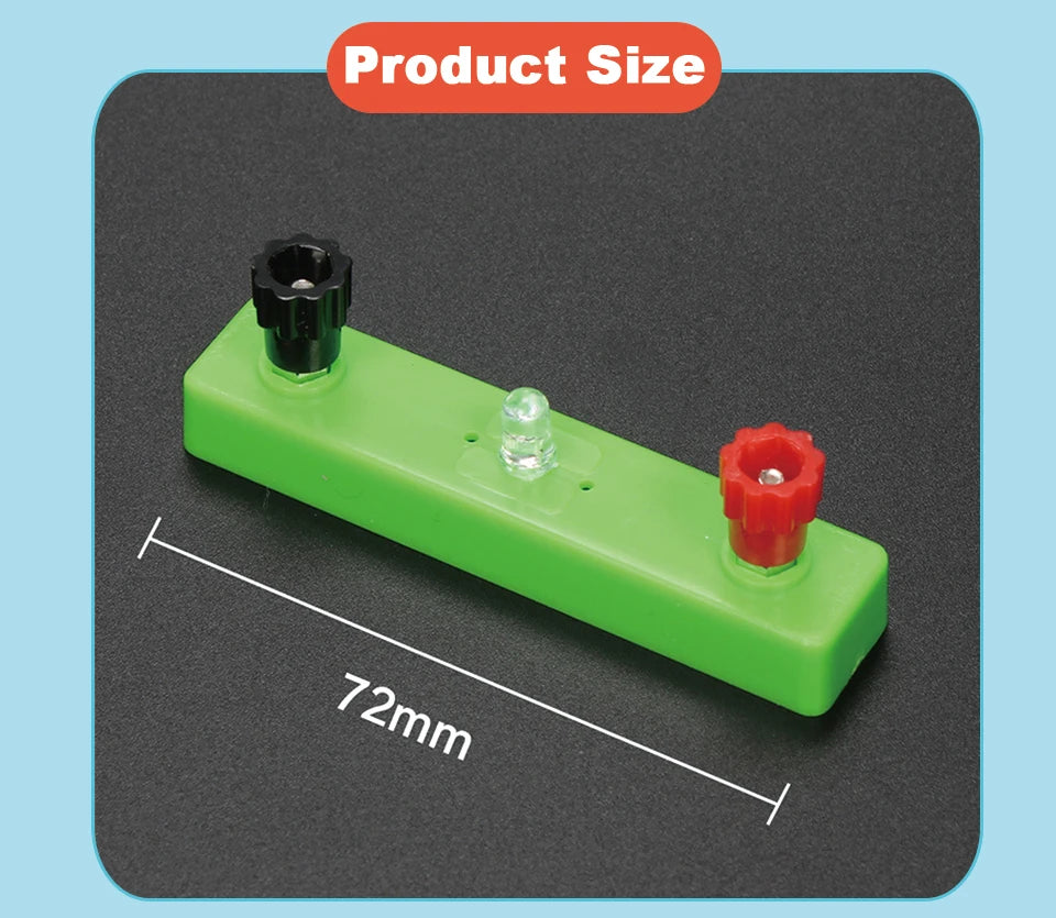RGB LED Physical Experiment Equipment For Electrical Experiment Accessories Light-Emitting Diode (LED) Physical Electromagnetic