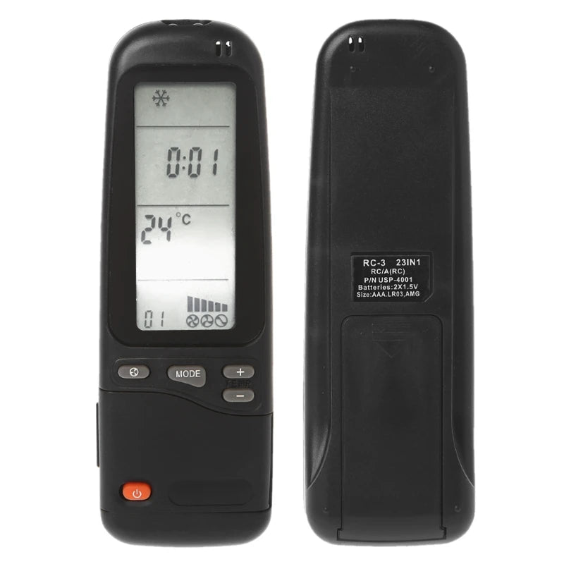 Air Conditioner Remote Control For Electra Emailair Elco RC-5I-1 RC3 23IN1