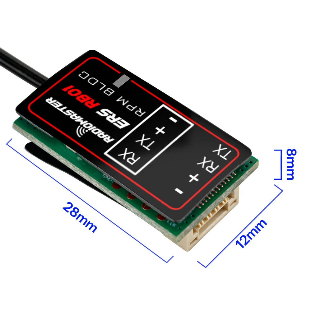 RadioMaster ERS Sensor Series 5-8.4V CV01 CU01 BA01 RB01 RC01 for ExpressLRS PWM Receivers ER6 ER8 ER8G ER8GV