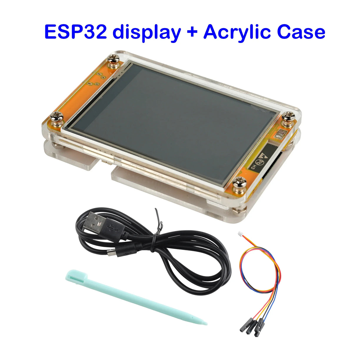 RCmall 2.8'' ESP32 Display ESP32-2432S028R 240*320 2.8inch LCD TFT Module ILI9341 Driver Resistive Touchscreen for Arduino IoT