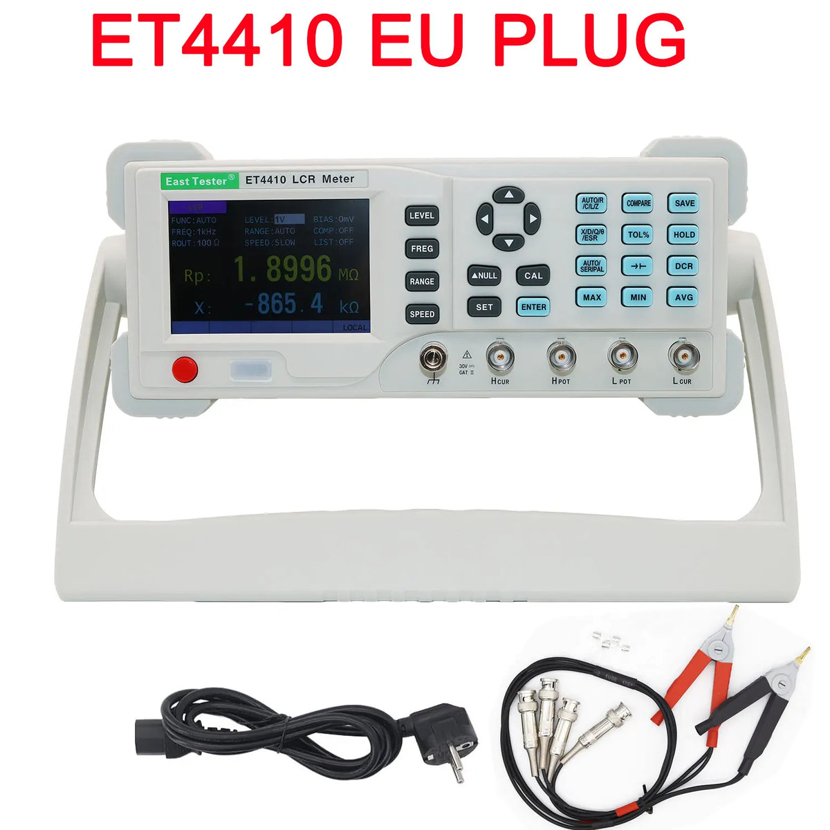 ET4401 ET4410 Desktop LCR Meter Digital Electric Bridge Capacitance Resistance Inductance Measure Instrument