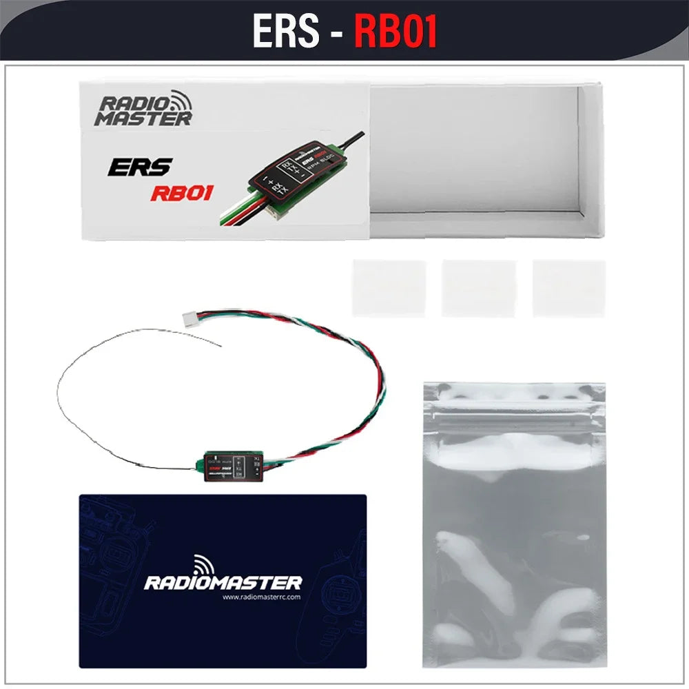 RadioMaster ERS Sensor Series 5-8.4V CV01 CU01 BA01 RB01 RC01 for ExpressLRS PWM Receivers ER6 ER8 ER8G ER8GV
