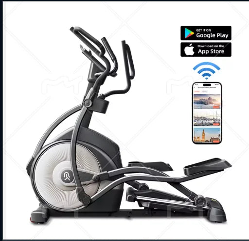 Manual Elliptical Machine Luxury Commercial Foldable Home Quiet Climber Gym Equipment With Digital Display Elliptical Trainers