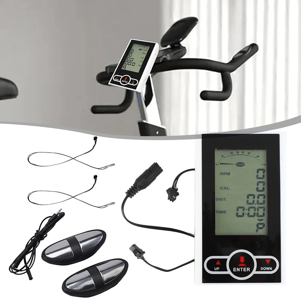 Exercise Bike Monitor Speedometer Stationary Bike Elliptical Trainer Display  For Fitness Bikes Cardio Equipment Accessories