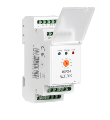 ETEK EKEPC2 EV Charger Station Cable Socket Controller 32A AC 240V with RCMU LCD DLB CT Electronic Protocol