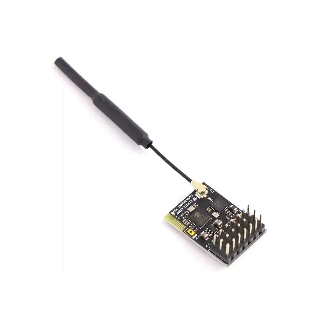 ELRS 2.4Ghz PWM 7CH CRSF Receiver Support ELRS 3.2 PWM/CRSF Protocol Copper Pipe Antenna For RC FPV Drone Airplane