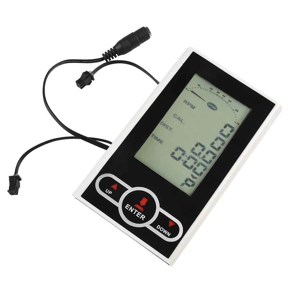Exercise Bike Monitor Speedometer Stationary Bike Elliptical Trainer Display  For Fitness Bikes Cardio Equipment Accessories