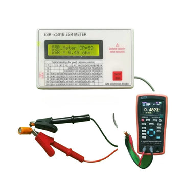 ESR-2501C Online Capacitor ESR Tester Capacitance Meter With Test Leads Clip