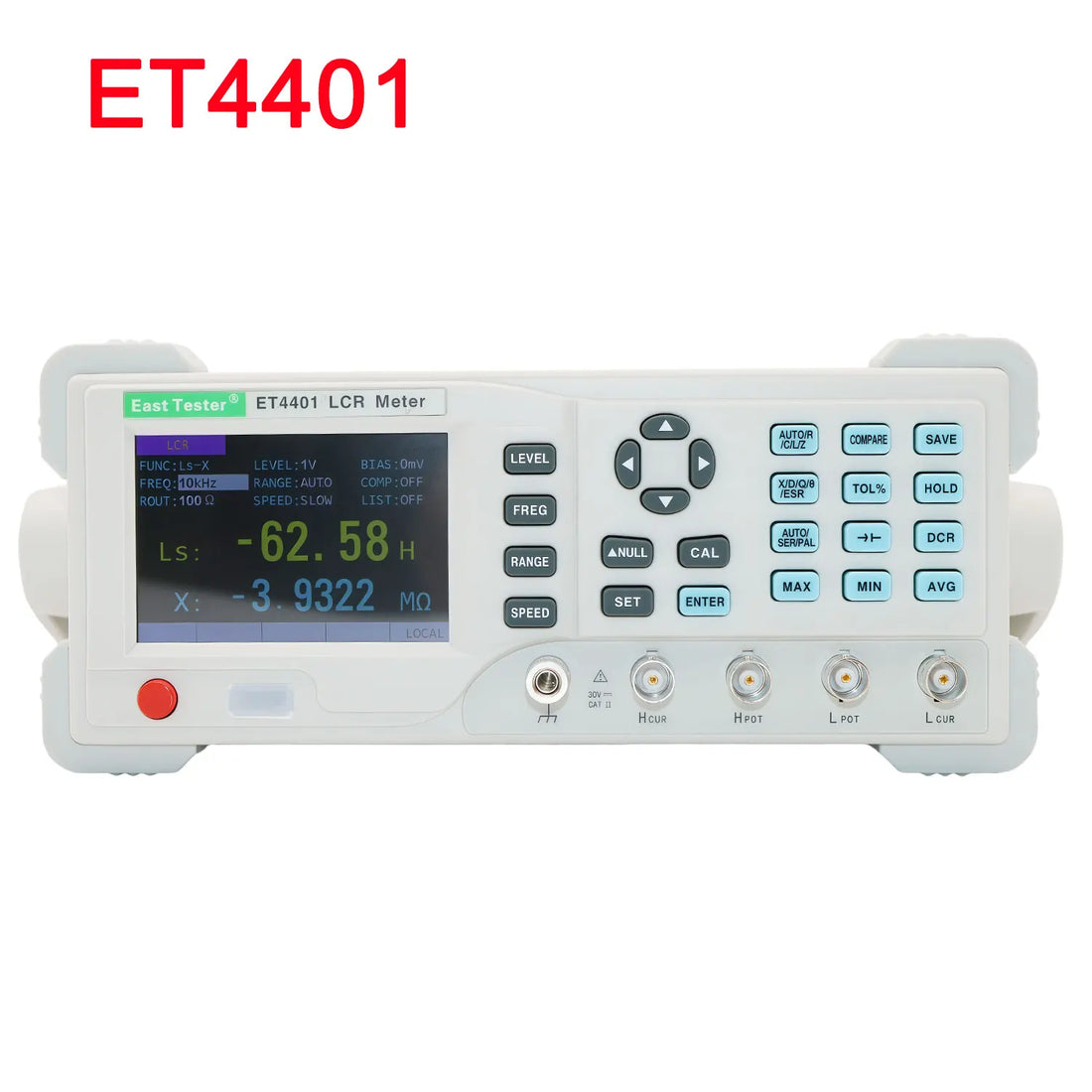 ET4401 ET4410 Desktop LCR Meter Digital Electric Bridge Capacitance Resistance Inductance Measure Instrument