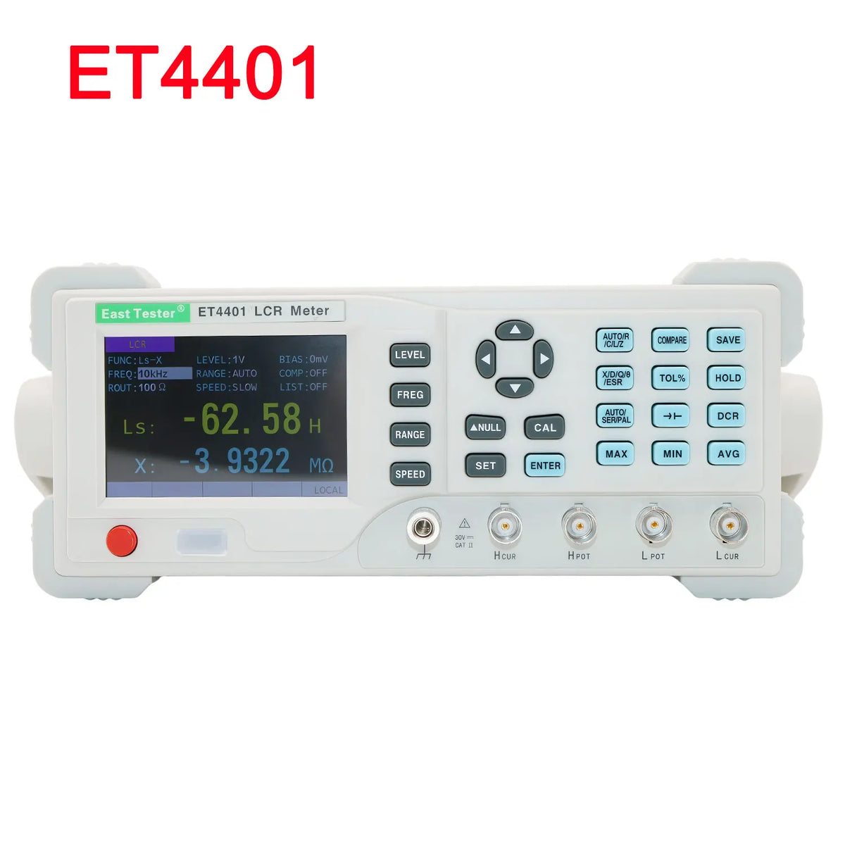 ET4401 ET4410 Desktop LCR Meter Digital Electric Bridge Capacitance Resistance Inductance Measure Instrument