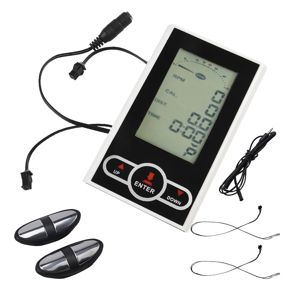 Exercise Bike Monitor Speedometer Stationary Bike Elliptical Trainer Display  For Fitness Bikes Cardio Equipment Accessories