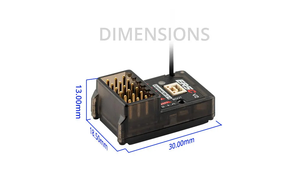 RadioMaster ER5C V2 2.4GHz ELRS PWM Receiver for Surface Marine RC Applications