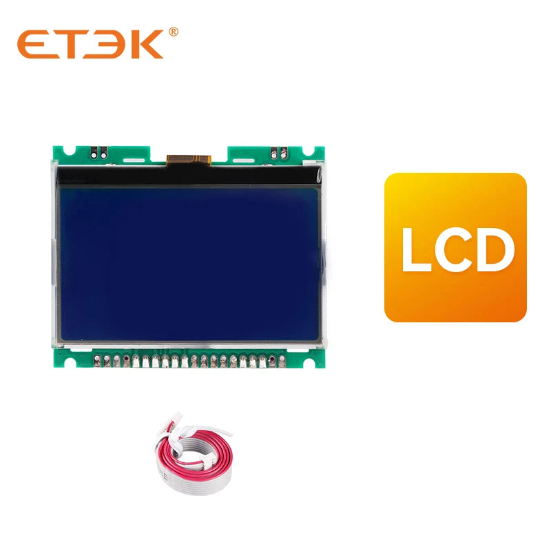 ETEK Evse Controller/RCMU/LCD/DLB CT, Electronic Protocol EPC Chontroller EV Charger Station Cable Socket 32A AC 240V EKEPC2