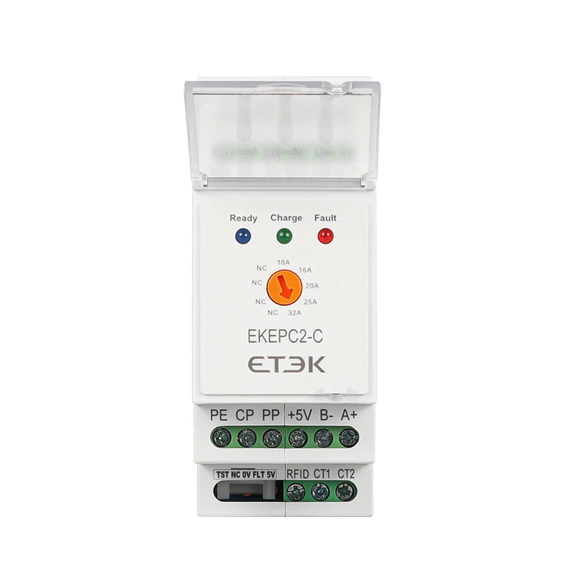 ETEK Evse Controller/RCMU/LCD/DLB CT, Electronic Protocol EPC Chontroller EV Charger Station Cable Socket 32A AC 240V EKEPC2