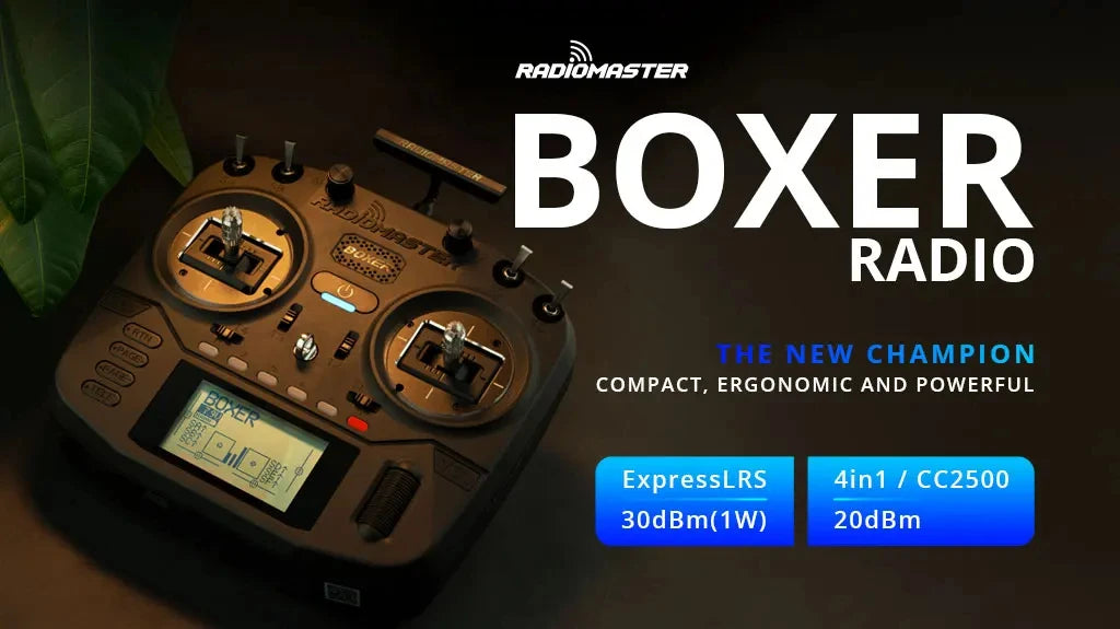 RadioMaster Boxer Radio Controller ELRS 4IN1 CC2500 2.4G 16CH Hall Gimbals EdgeTX Transmitter for RC FPV Drone