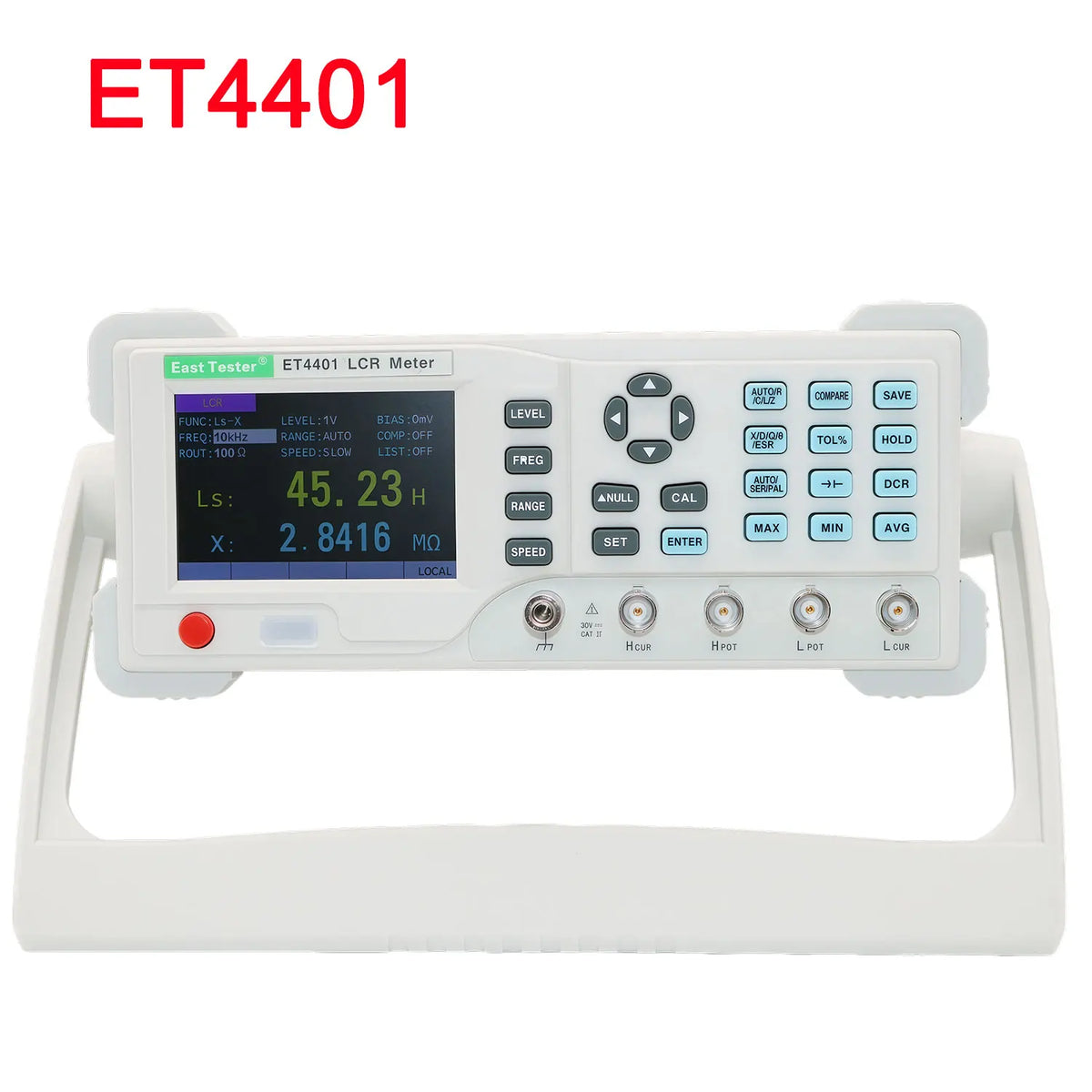 ET4401 ET4410 Desktop LCR Meter Digital Electric Bridge Capacitance Resistance Inductance Measure Instrument