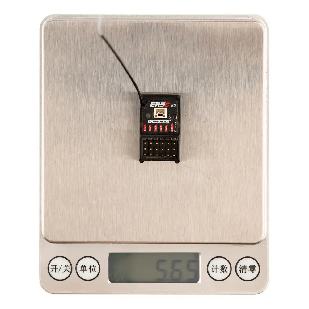 RadioMaster ER5C V2 2.4GHz ELRS PWM Receiver for Surface Marine RC Applications