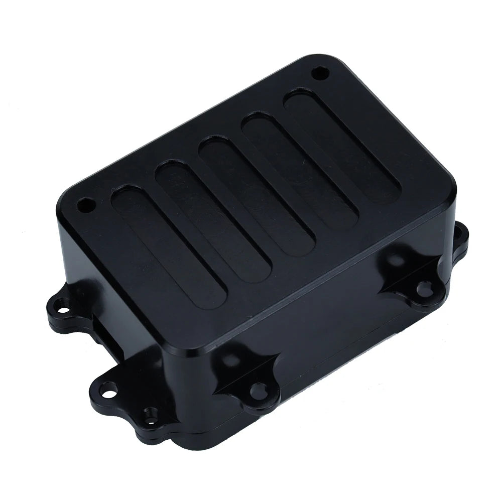 CNC Aluminum Alloy Receiver Box ESC Electronic Tray Equipment Box for 1/10 RC Car Rock Crawler Axial SCX10 D90 D110 Chassis DIY