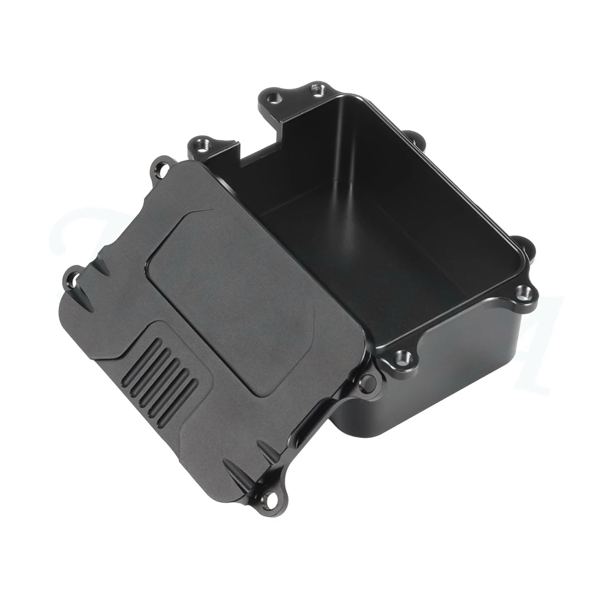 CNC Aluminum Alloy Receiver Box ESC Electronic Tray Equipment Box for 1/10 RC Car Rock Crawler Axial SCX10 D90 D110 Chassis DIY