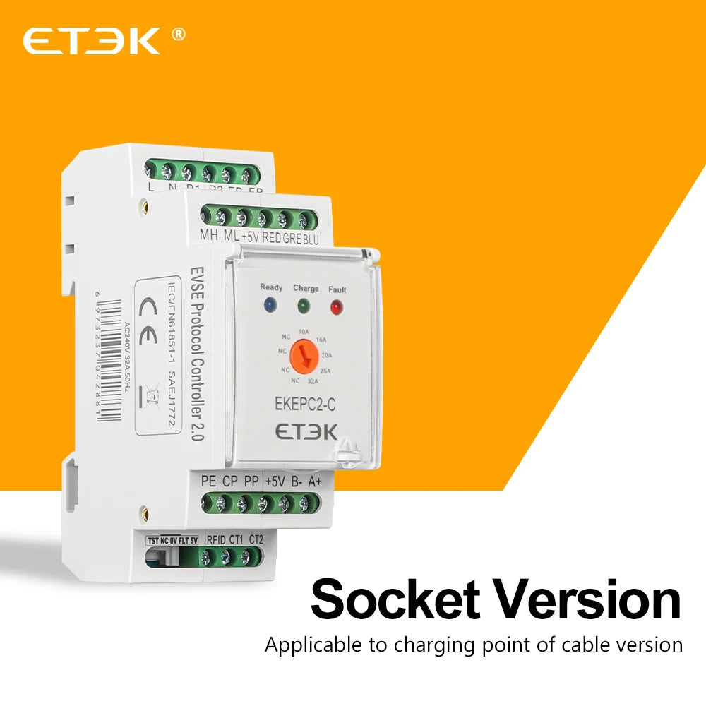 ETEC Electronic Protocol EPC Controller Parts for Electric Vehicle Charging Stations.