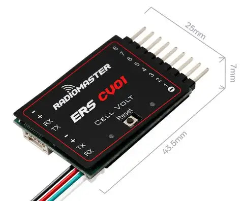 Radiomaster ERS-CV01 - Precision Cell Voltage Sensor for Compatible ELRS PWM Receivers