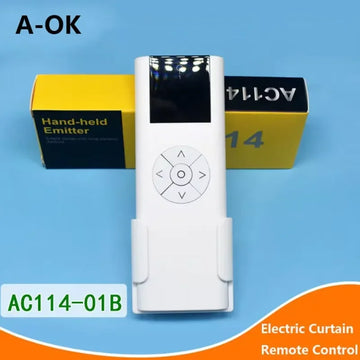 Electric Curtain Single Channel  Control RF433  Wireless Remote Controller for Motorized Projector Screen Spare Part A-OK Motor