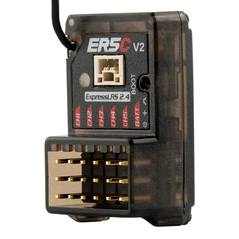 RadioMaster ER5C V2 2.4GHz ELRS PWM Receiver for Surface Marine RC Applications
