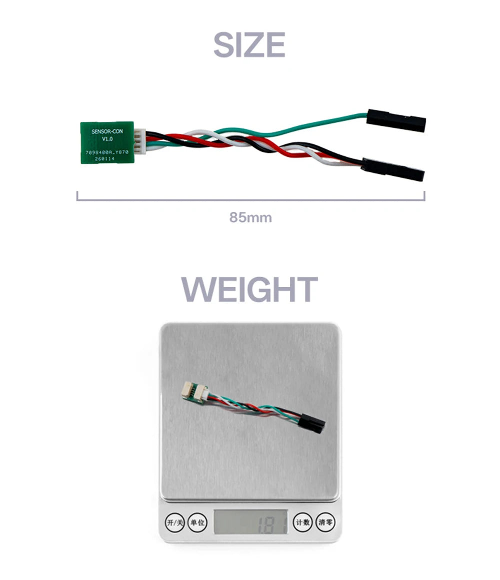 RadioMaster ERS Sensor Series 5-8.4V CV01 CU01 BA01 RB01 RC01 for ExpressLRS PWM Receivers ER6 ER8 ER8G ER8GV