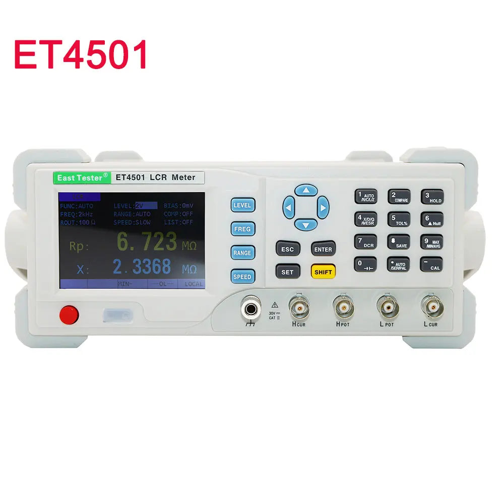 ET4401 ET4410 Desktop LCR Meter Digital Electric Bridge Capacitance Resistance Inductance Measure Instrument