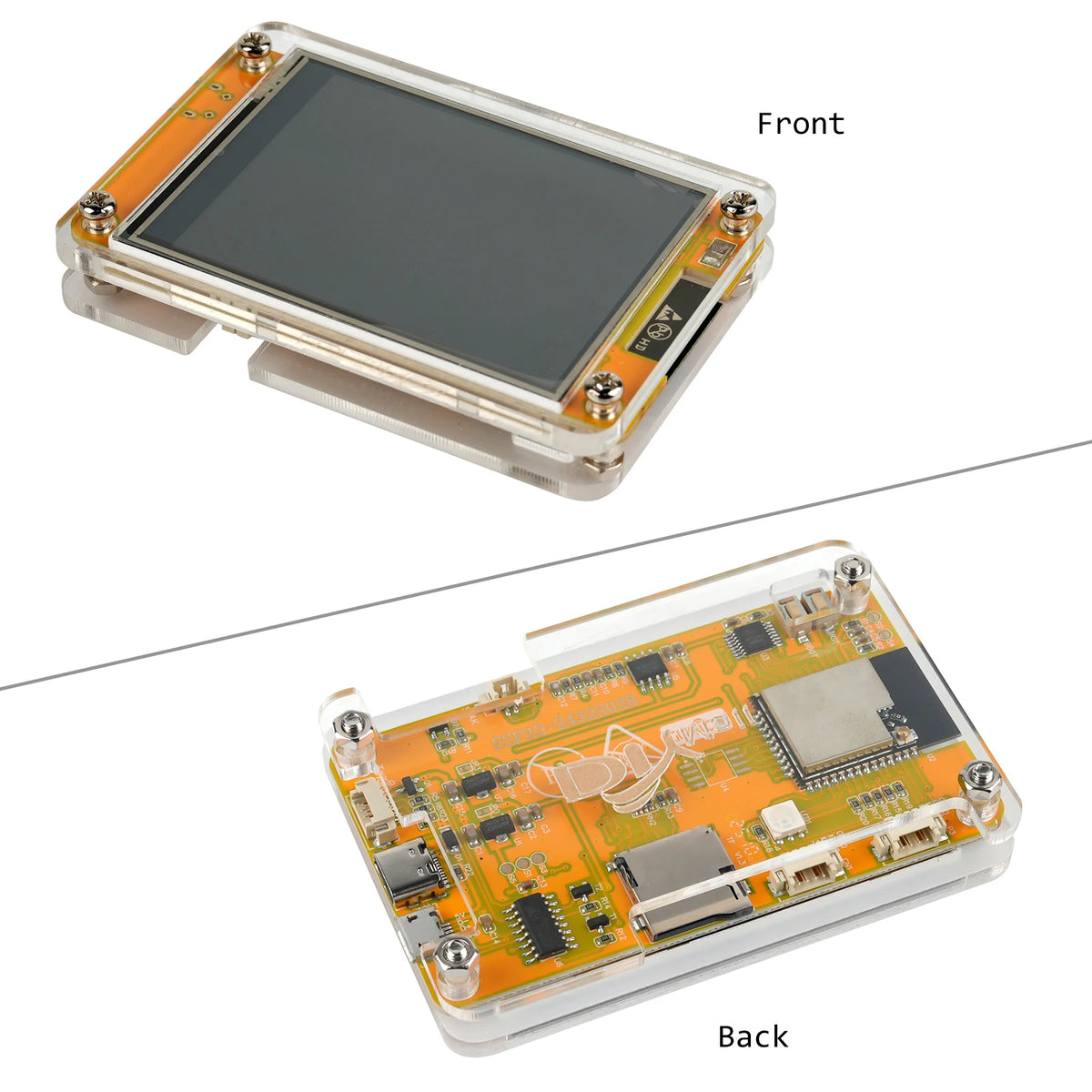 RCmall 2.8'' ESP32 Display ESP32-2432S028R 240*320 2.8inch LCD TFT Module ILI9341 Driver Resistive Touchscreen for Arduino IoT